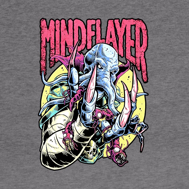 Mind Flayer (Alt Print) by Miskatonic Designs